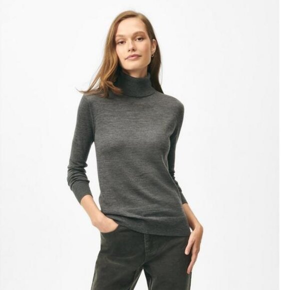 Brooks Brothers Extra-Fine Merino Wool Turtleneck Sweater - Picture 1 of 9